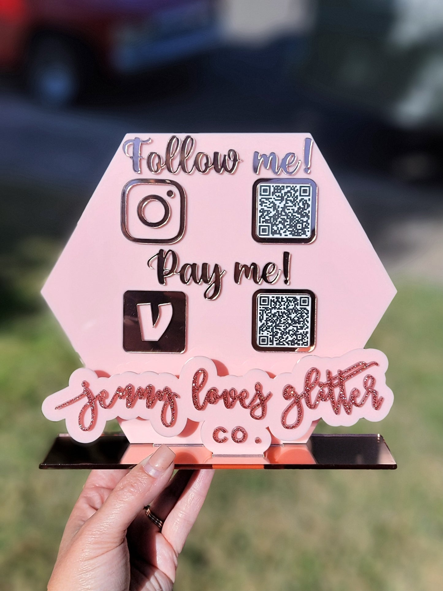Custom QR Code Sign