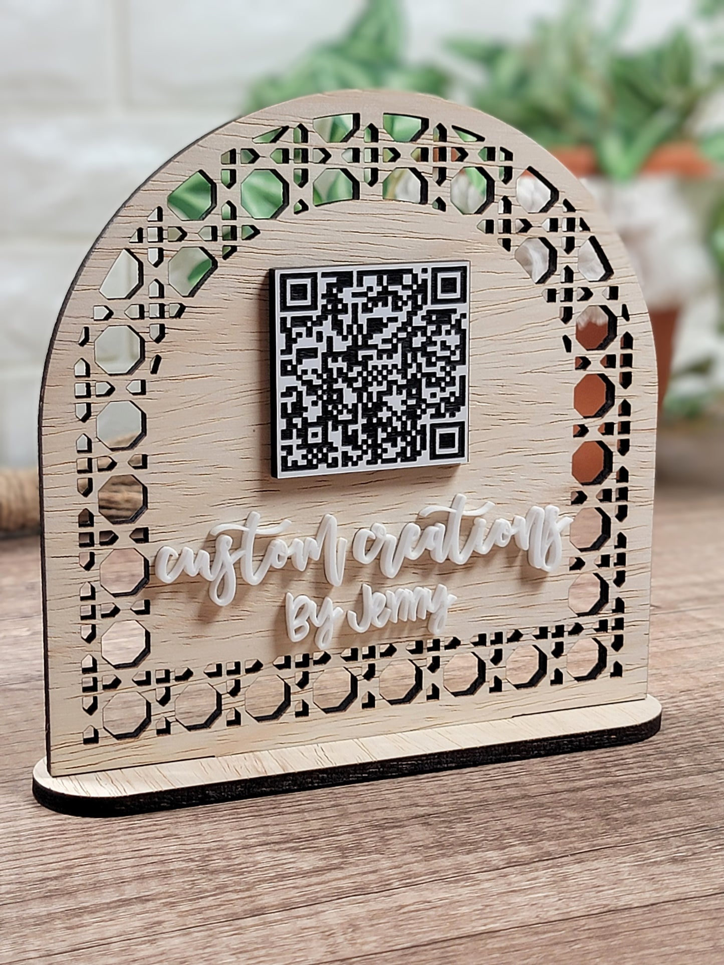 Custom QR Code Sign