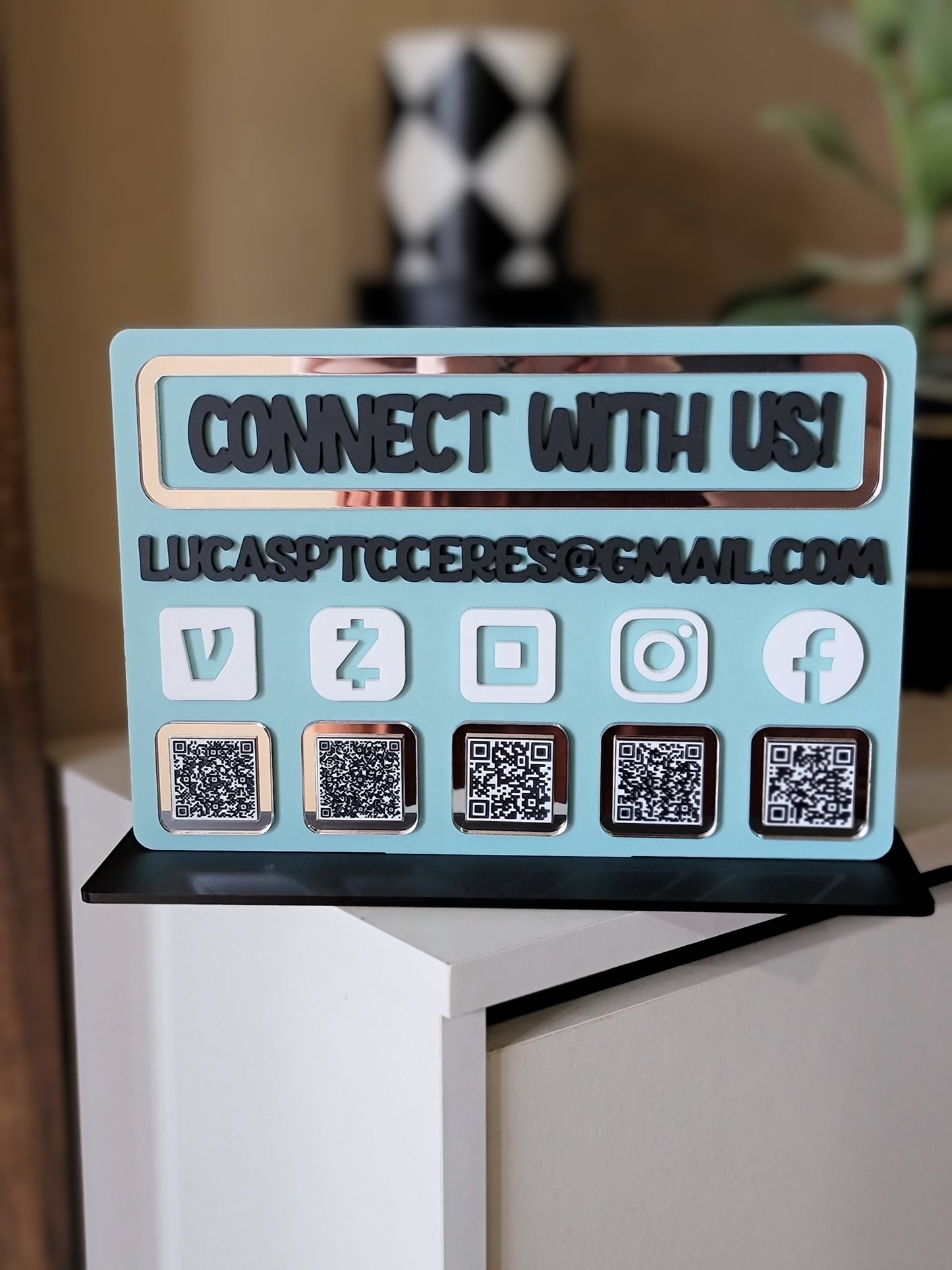 Custom QR Code Sign