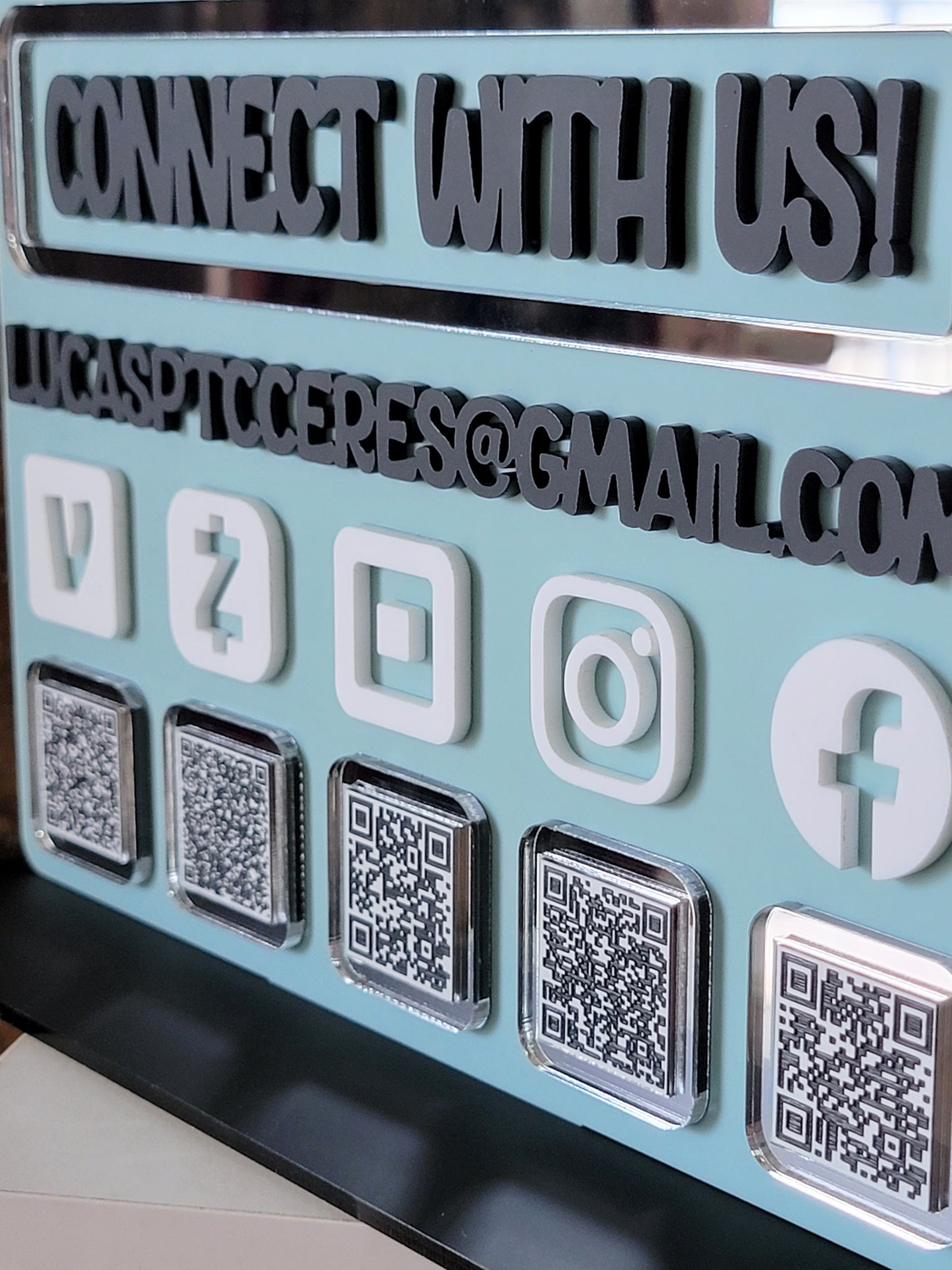 Custom QR Code Sign