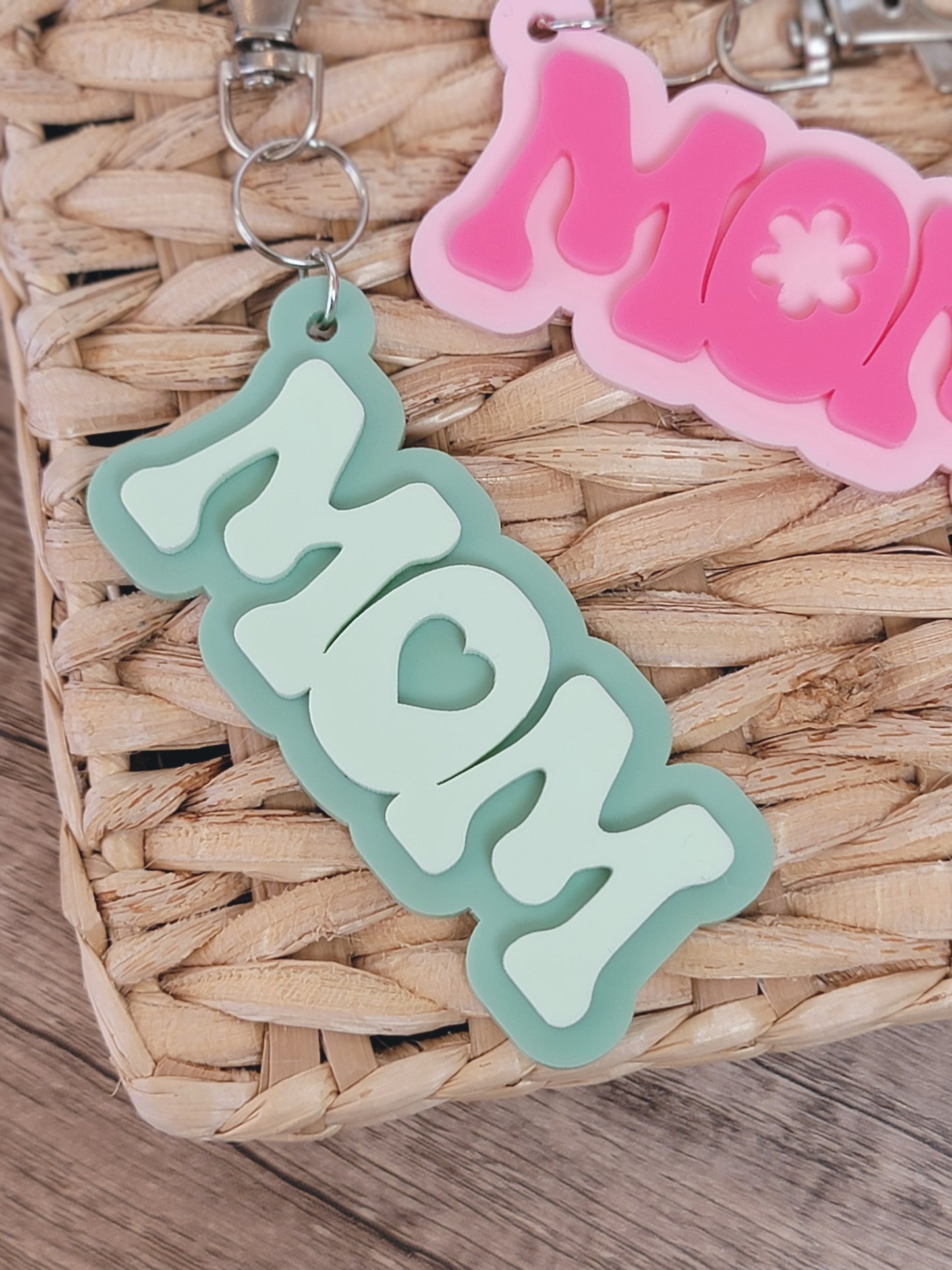 Mom Keychain