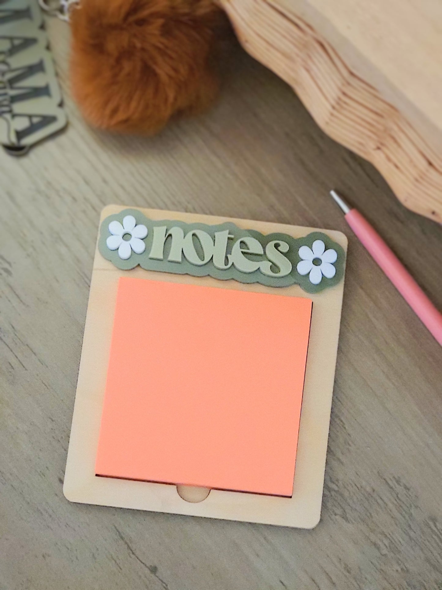 "Notes" Sticky Note Holder