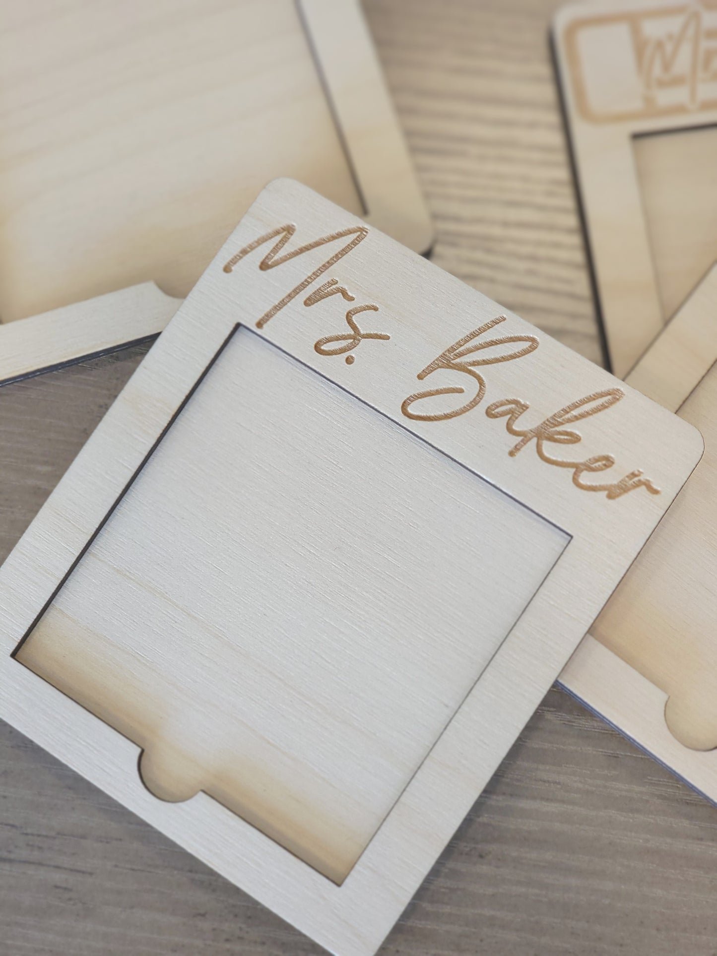 Engraved Sticky Note Holder