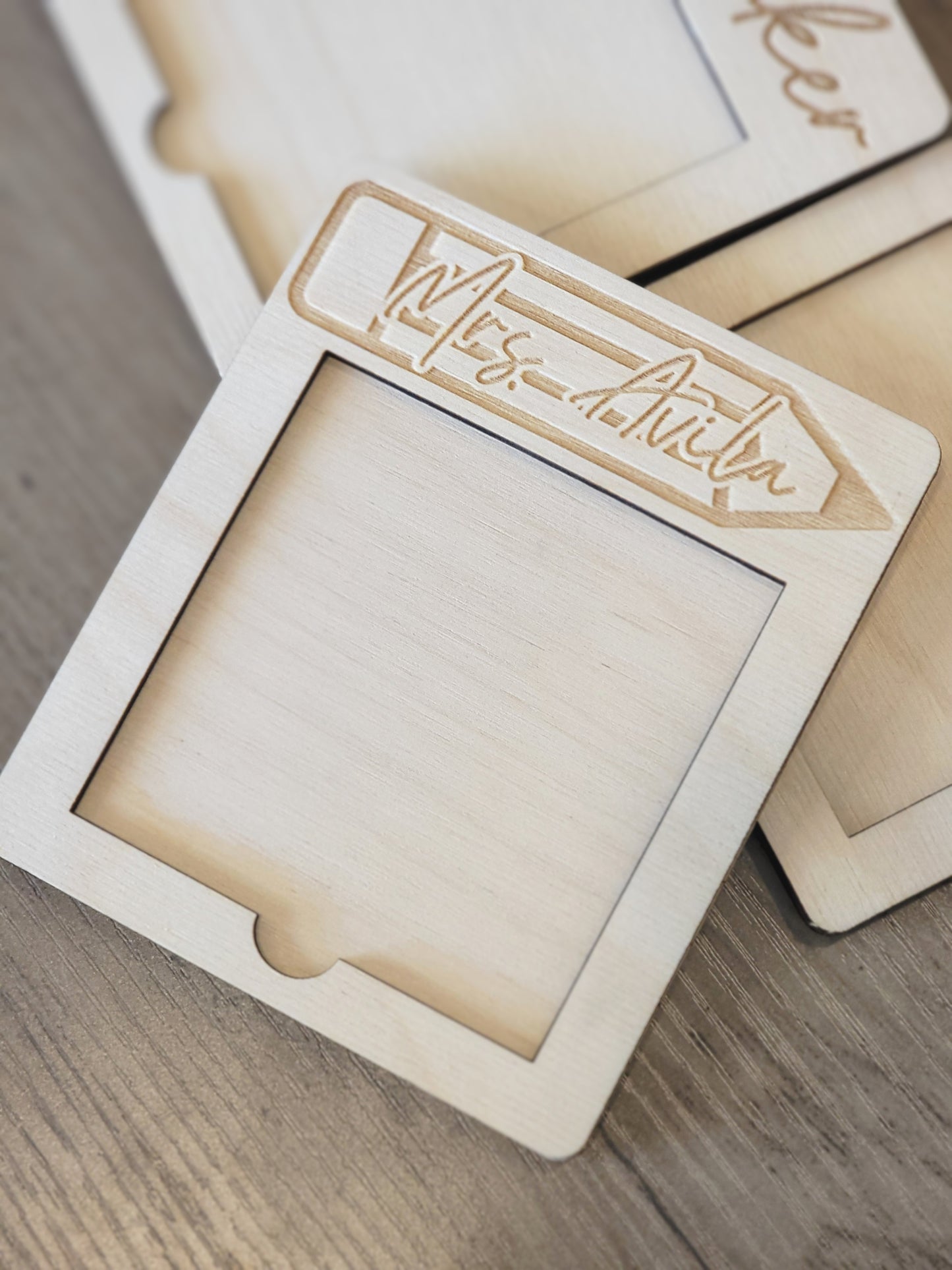 Engraved Sticky Note Holder