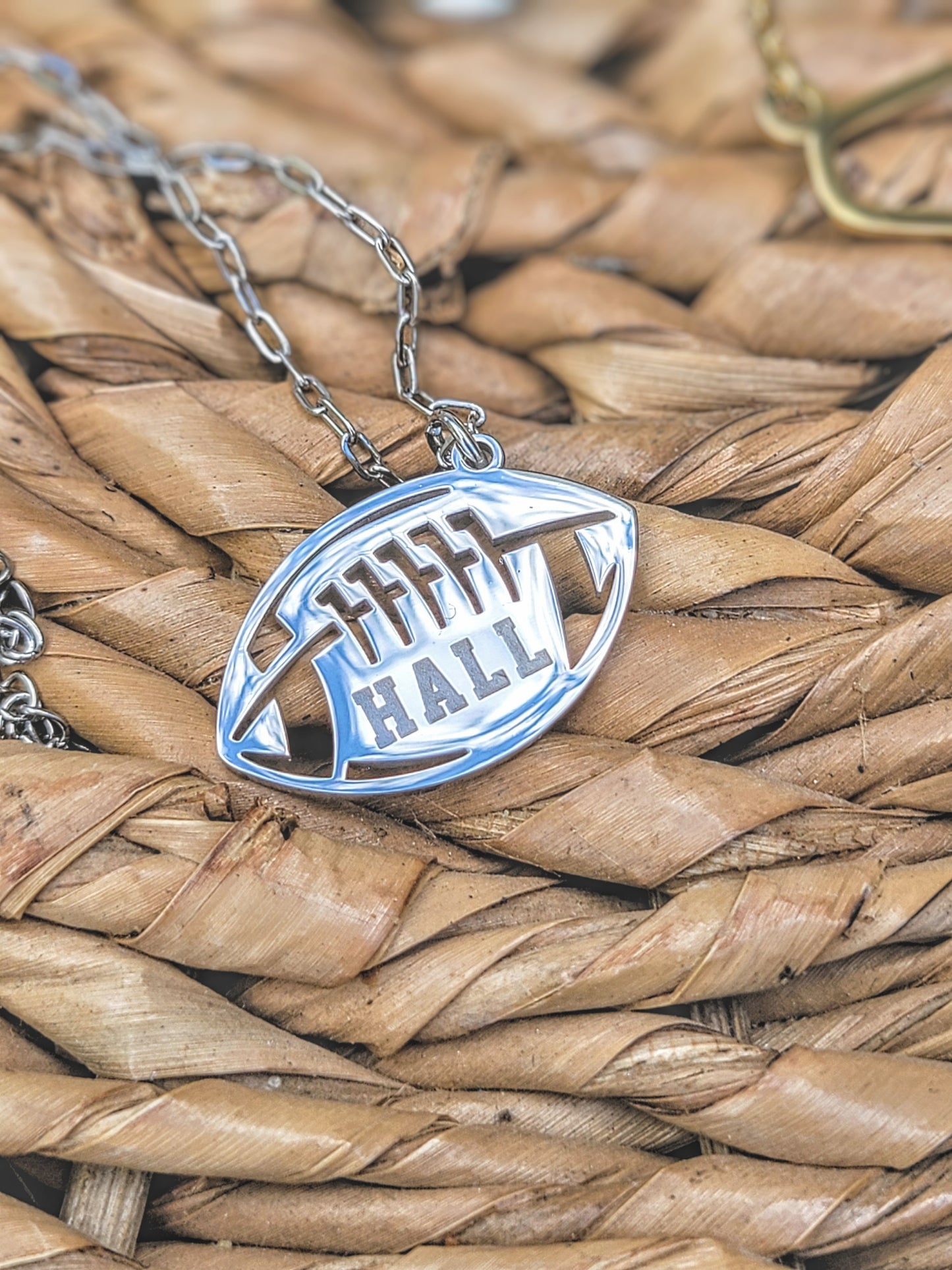 Personalized Football Necklace