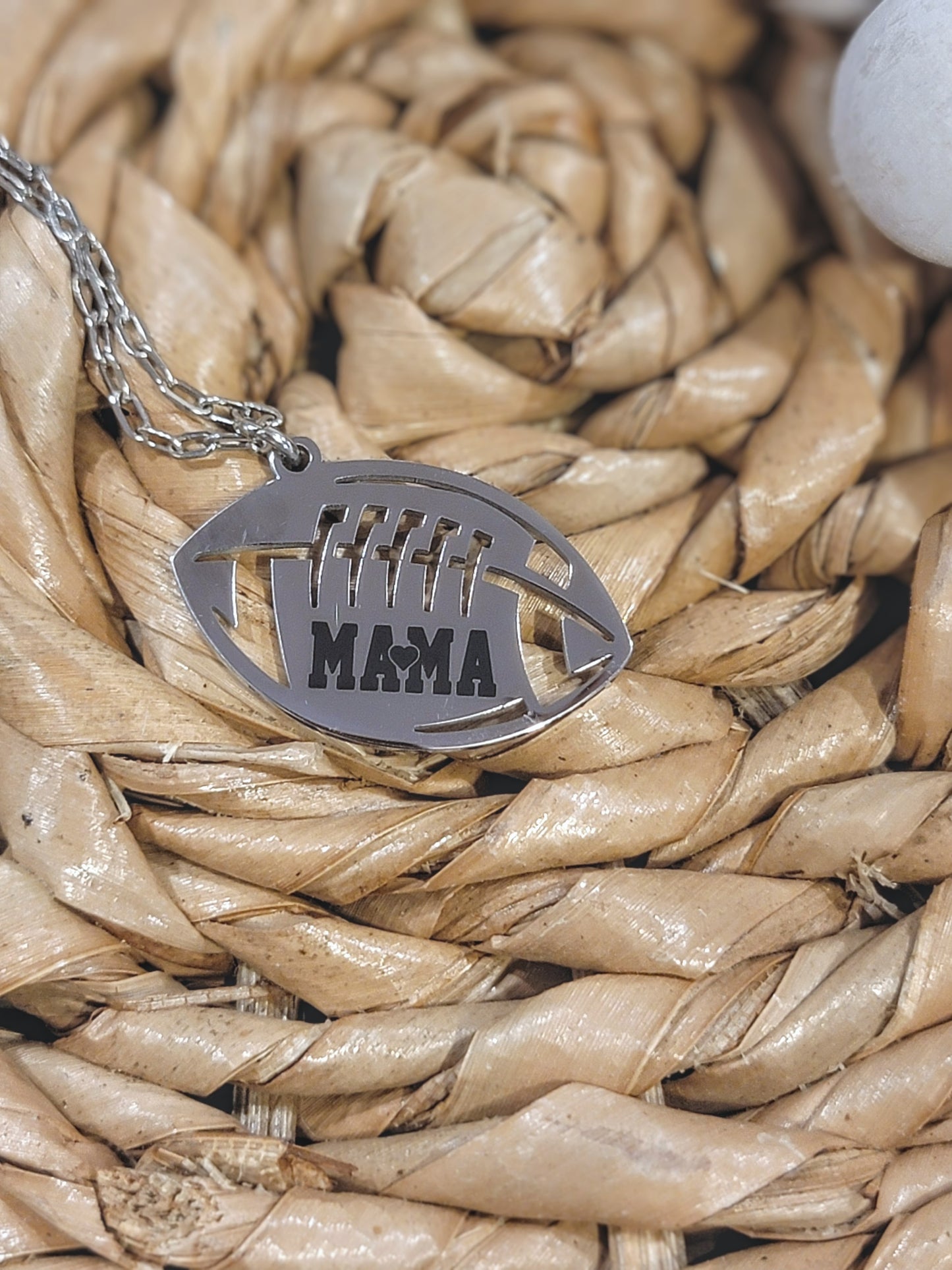Personalized Football Necklace