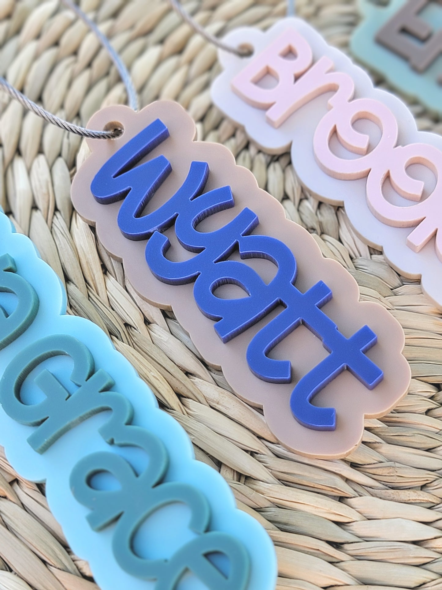Acrylic Bag Tags