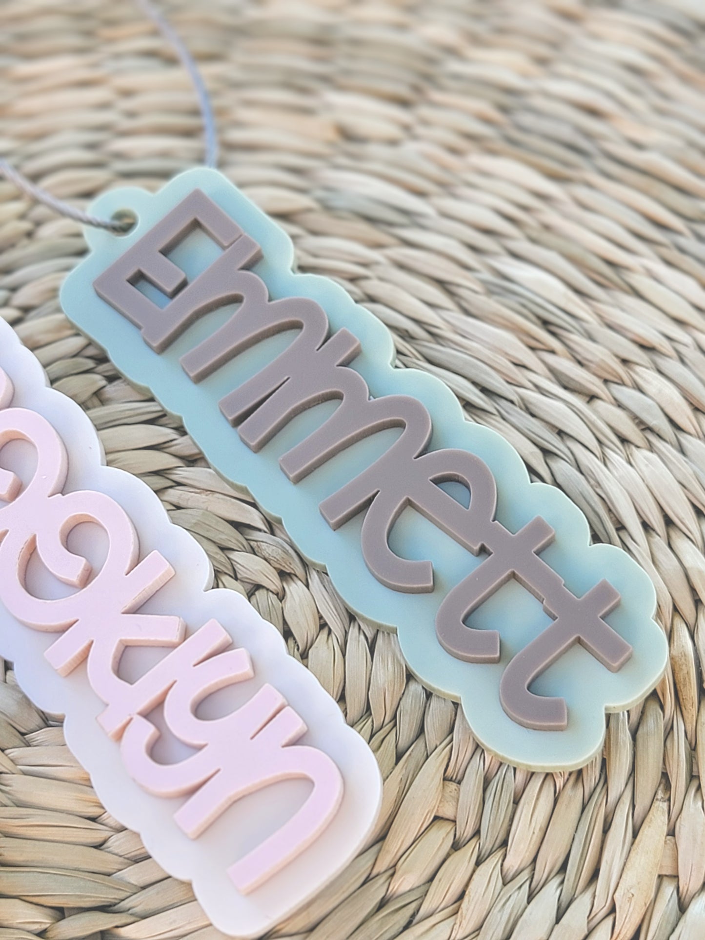 Acrylic Bag Tags