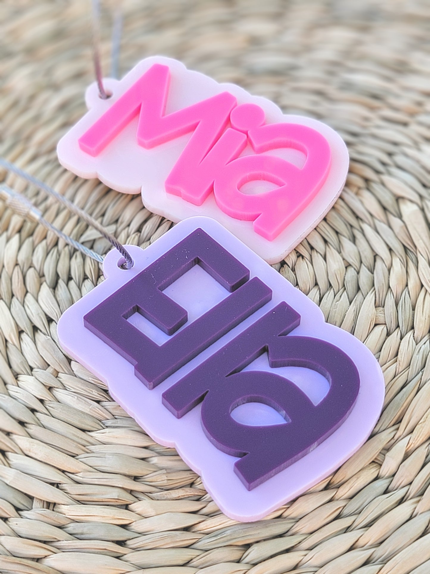 Acrylic Bag Tags