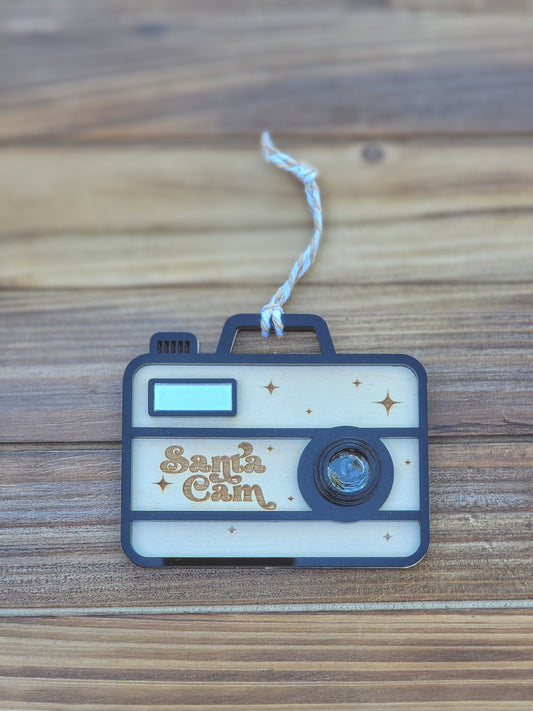 Santa Cam Ornament