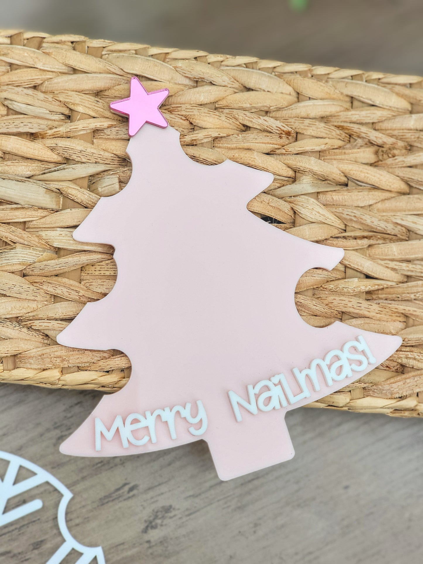 Christmas Tree Nailfie Prop