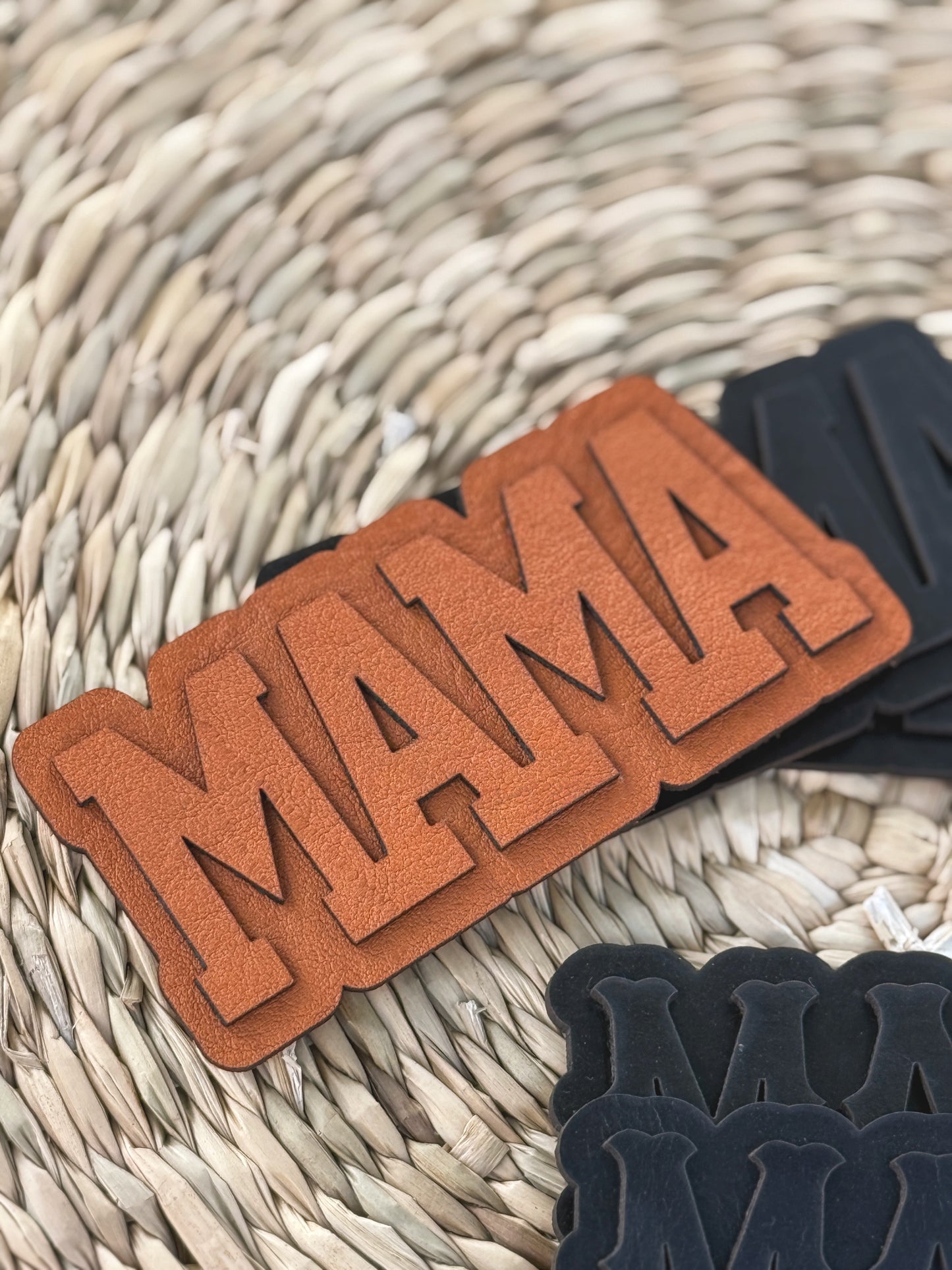 Mama- Blocky Font - Double Stacked