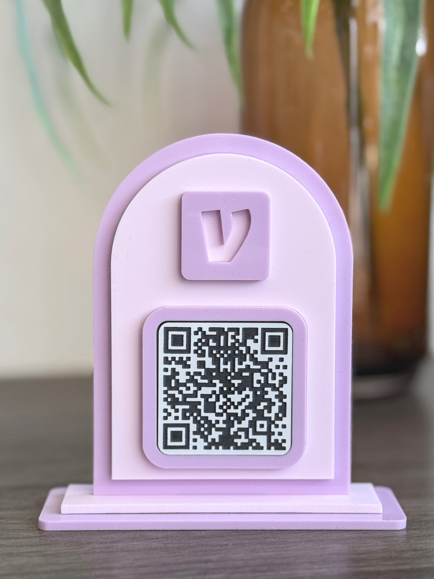 Single QR Venmo Code Acrylic Sign