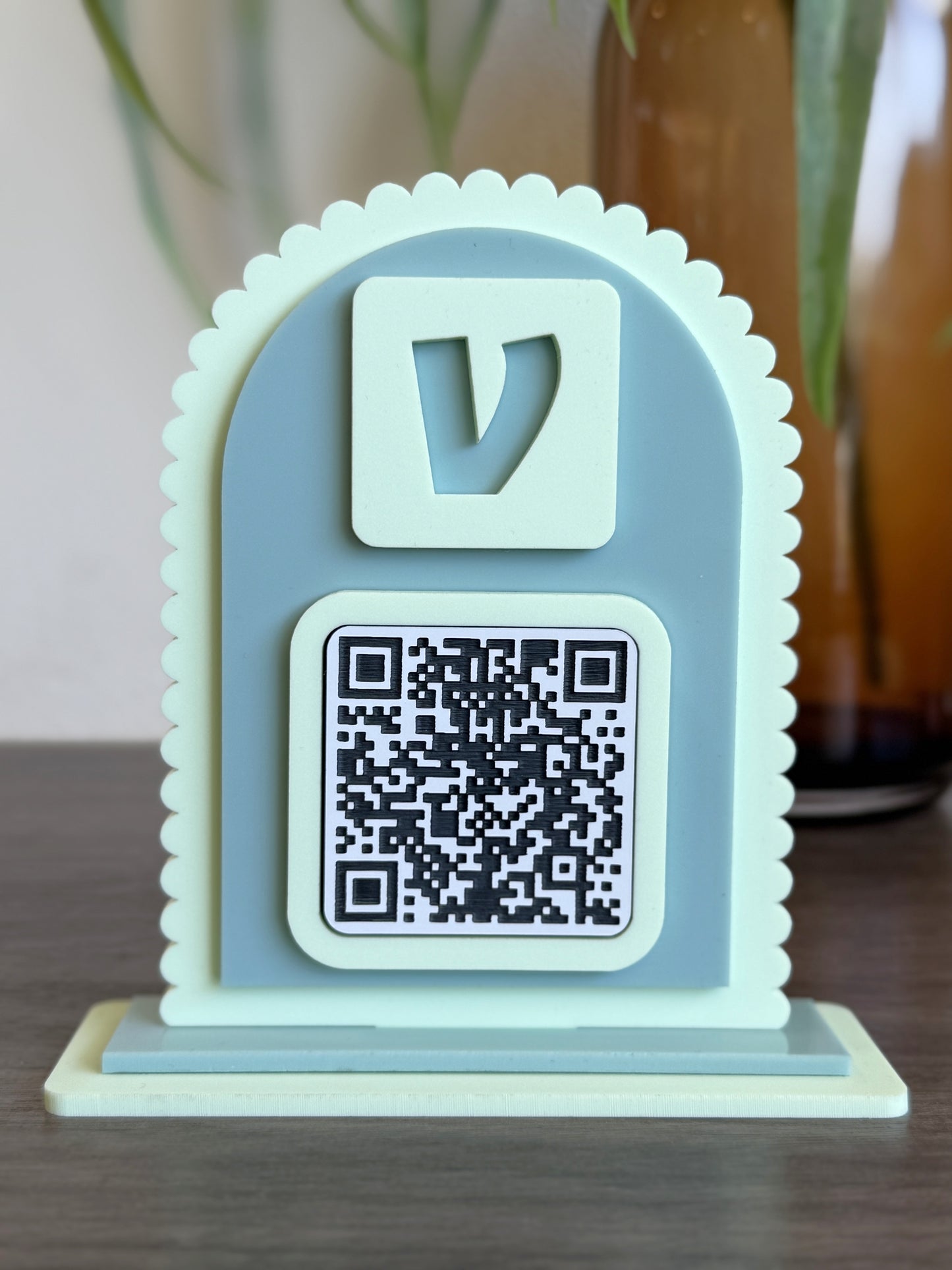 Single QR Venmo Code Acrylic Sign