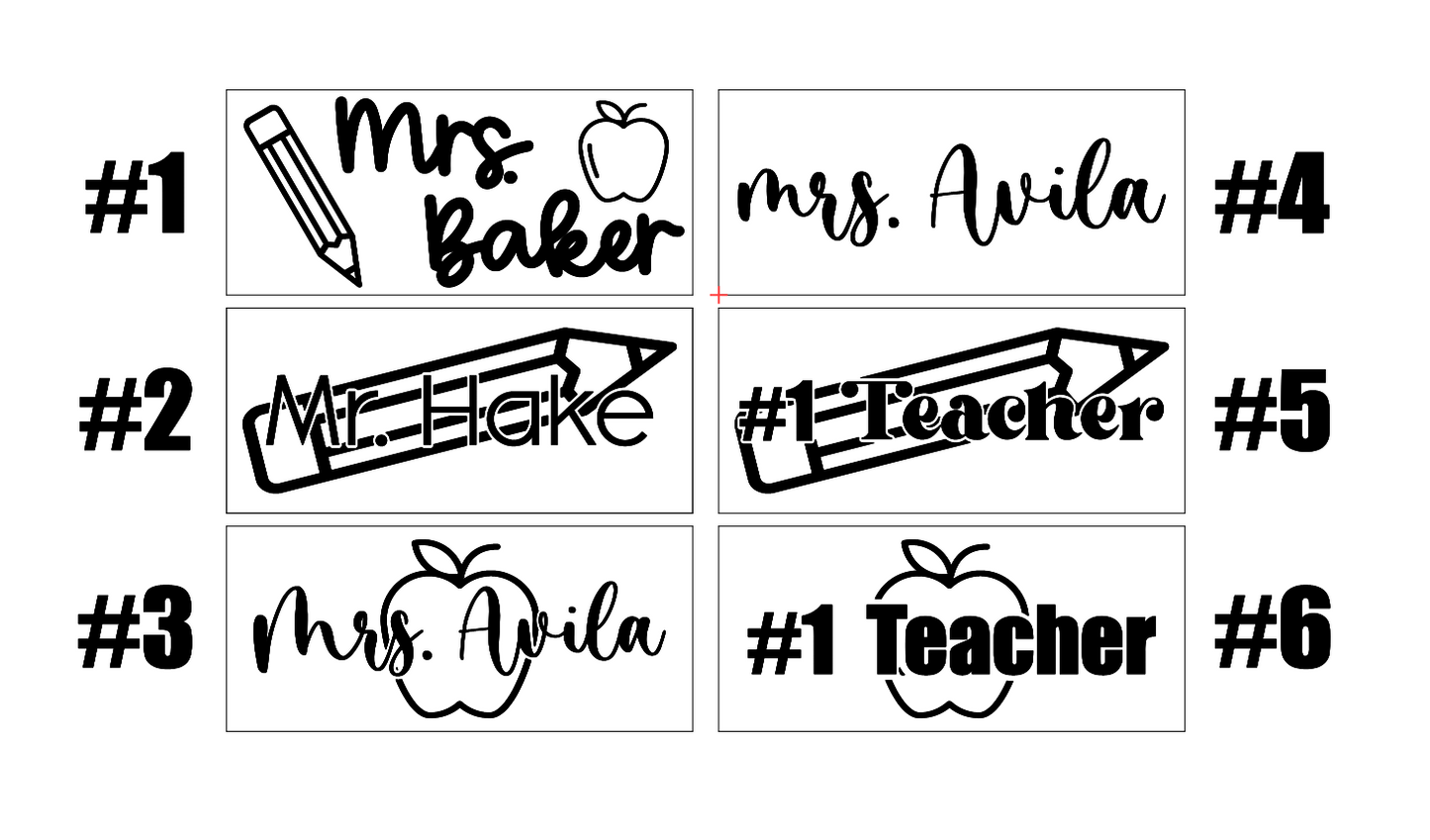 Engraved Whiteboard Eraser