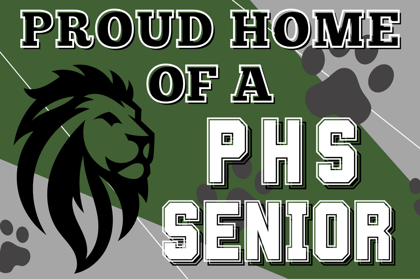School Spirit Yard Sign