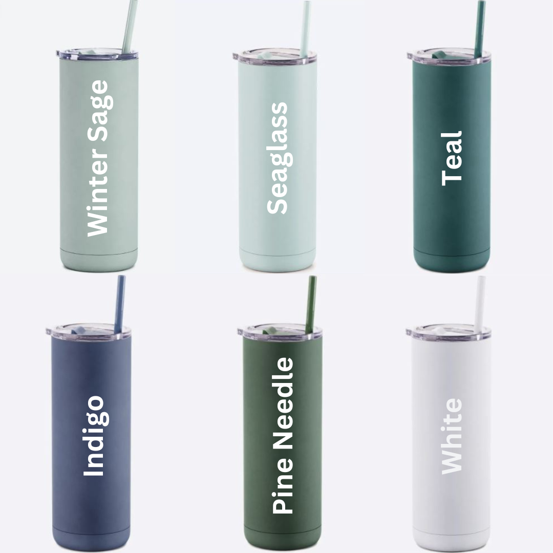 Personalized 20oz Soft Matte Skinny