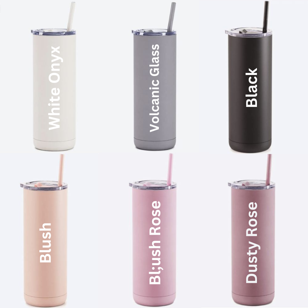 Personalized 20oz Soft Matte Skinny