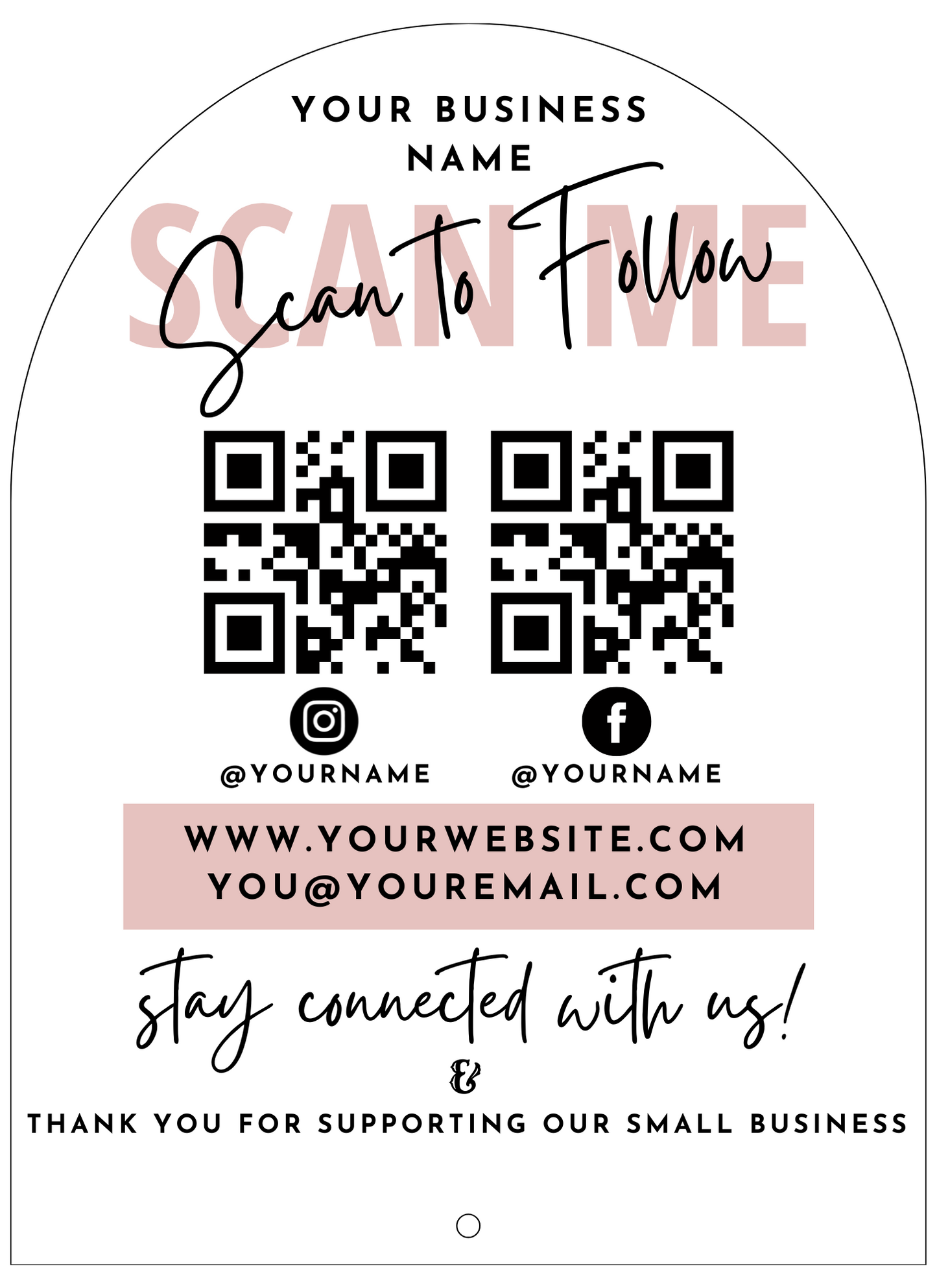 UV Printed QR Sign