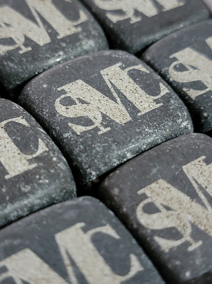 Laser Engraved Whiskey Stones Set | Custom Branded Corporate Gift