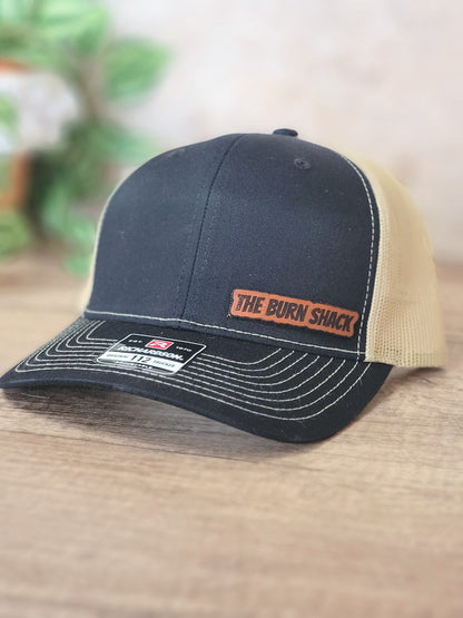 Custom Leather Patch Hats- click for more info