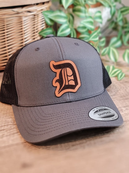 Custom Leather Patch Hats- click for more info