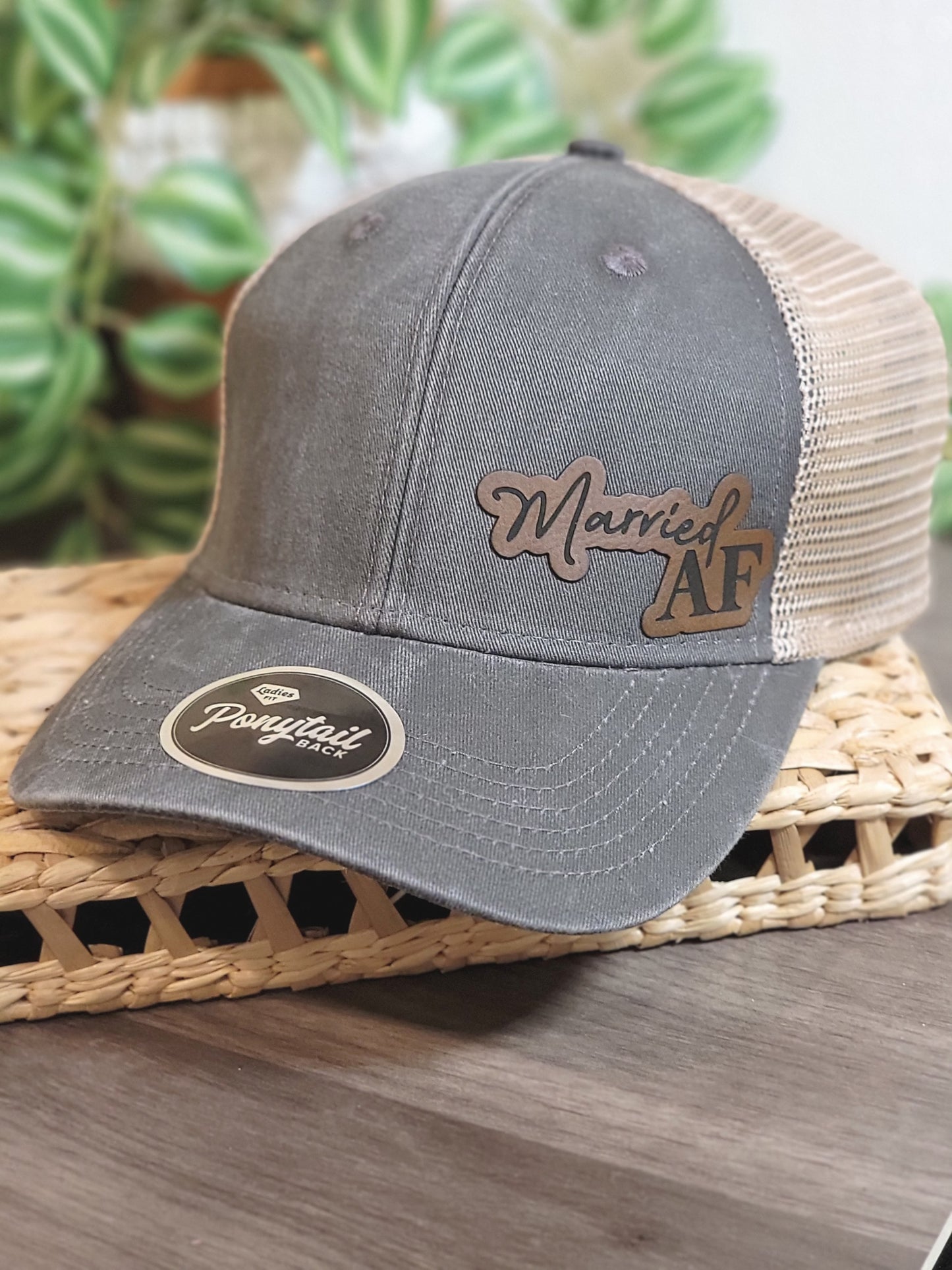 Custom Leather Patch Hats- click for more info