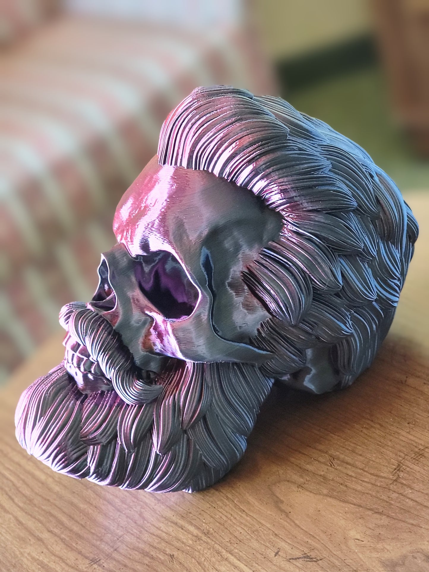 3D Printed Bearded Skull