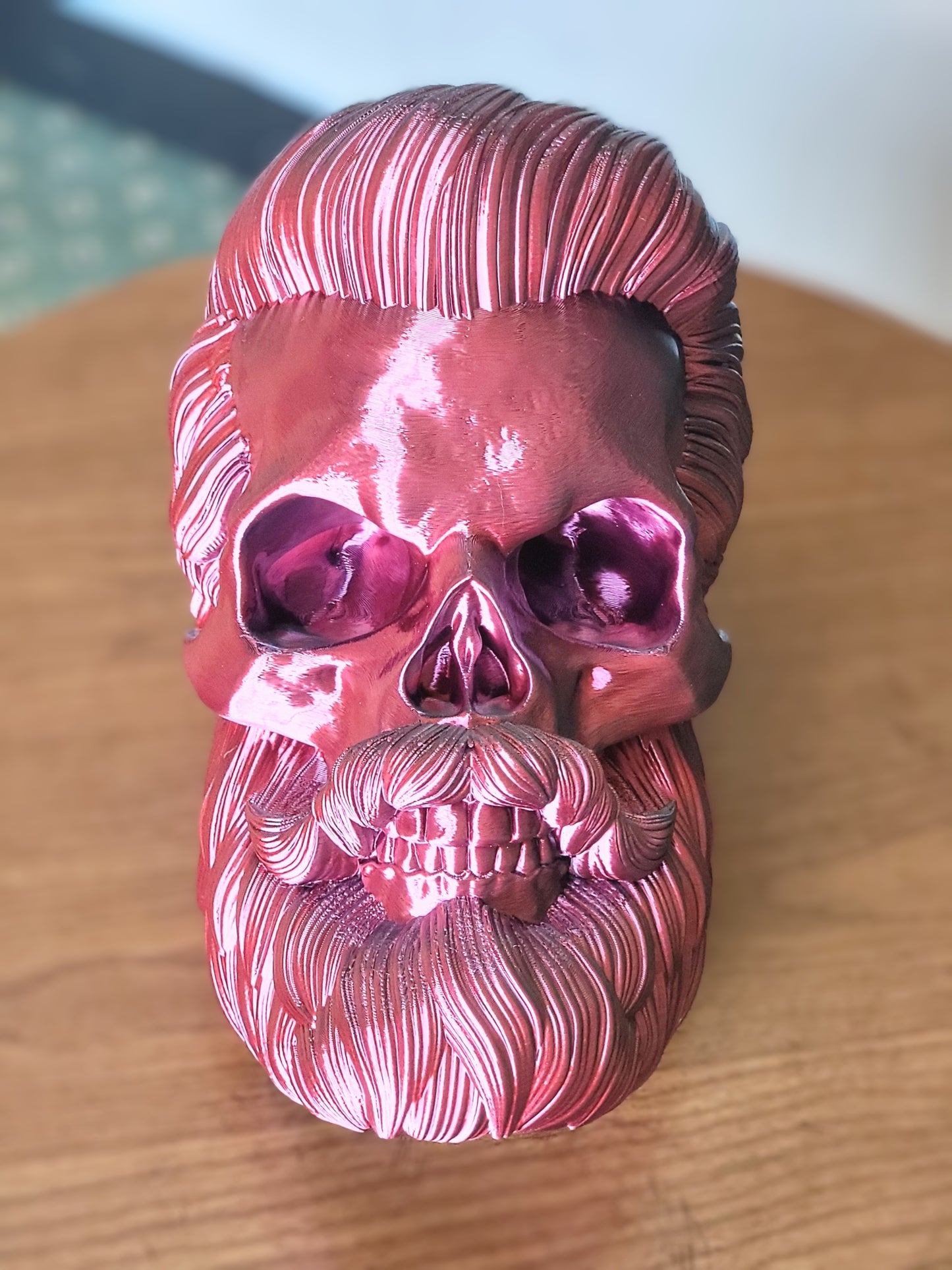 3D Printed Bearded Skull