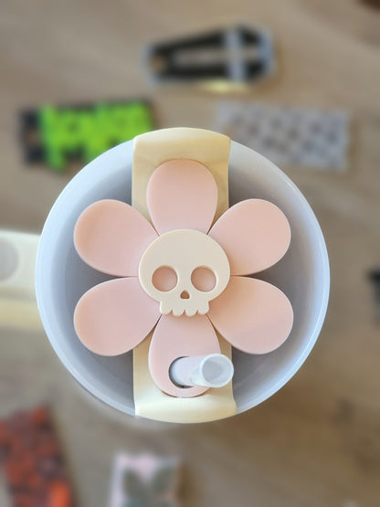 Skull Flower Stanley Topper