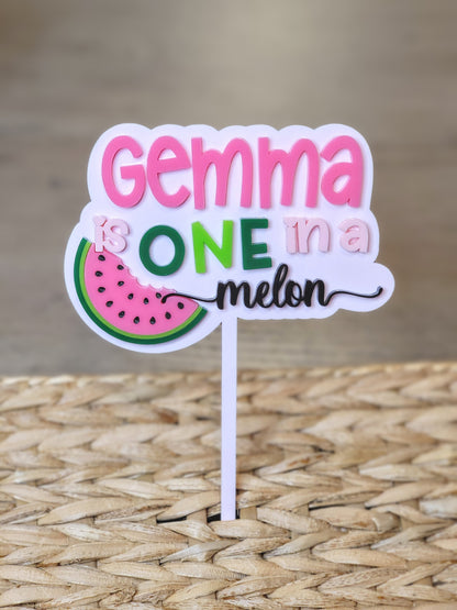 Custom Cake Topper