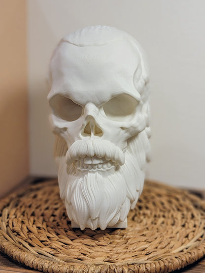 3D Printed Bearded Skull