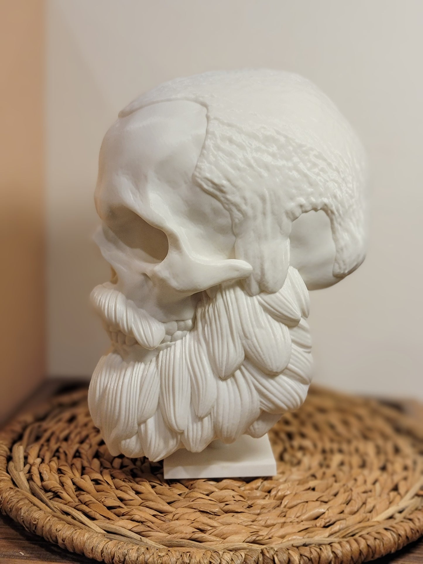 3D Printed Bearded Skull