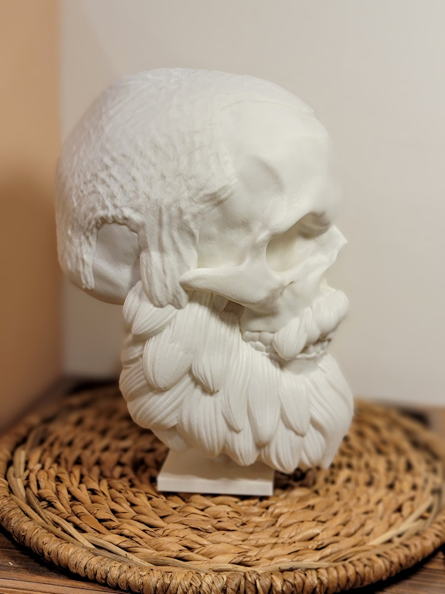 3D Printed Bearded Skull