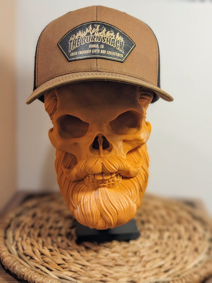 3D Printed Bearded Skull