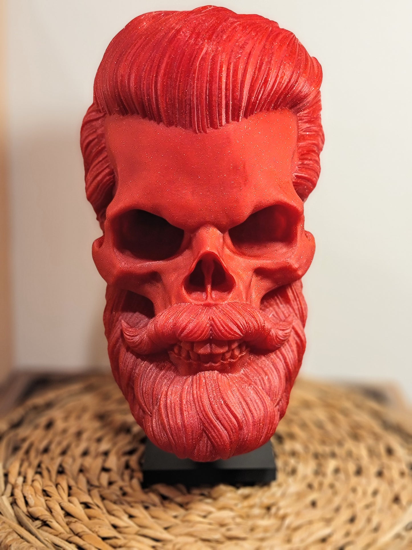 3D Printed Bearded Skull