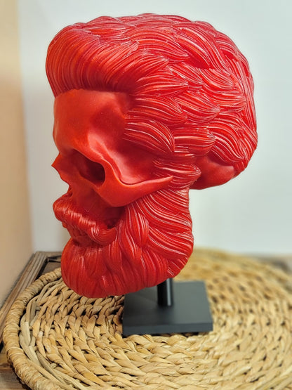 3D Printed Bearded Skull