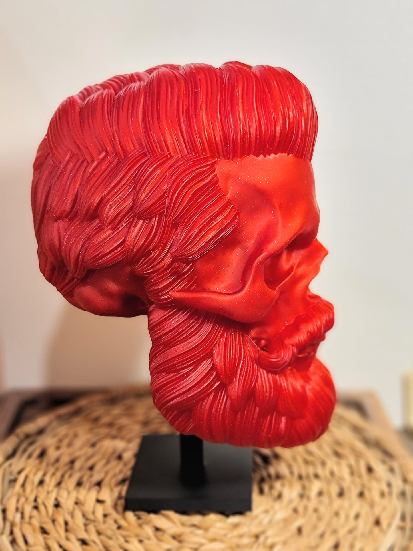 3D Printed Bearded Skull