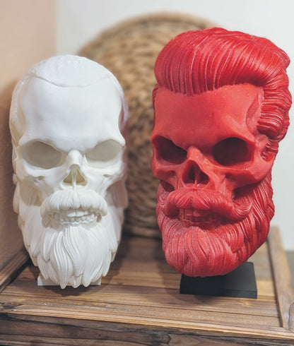 3D Printed Bearded Skull