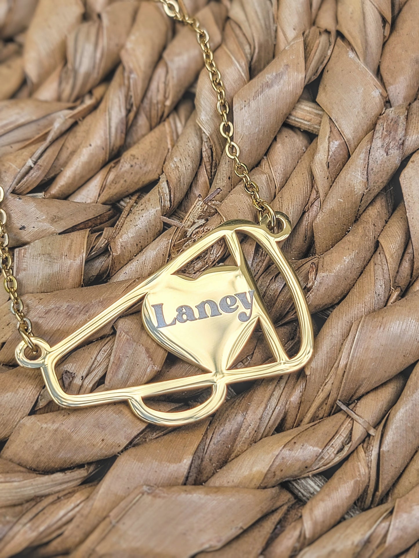 Personalized Megaphone Necklace