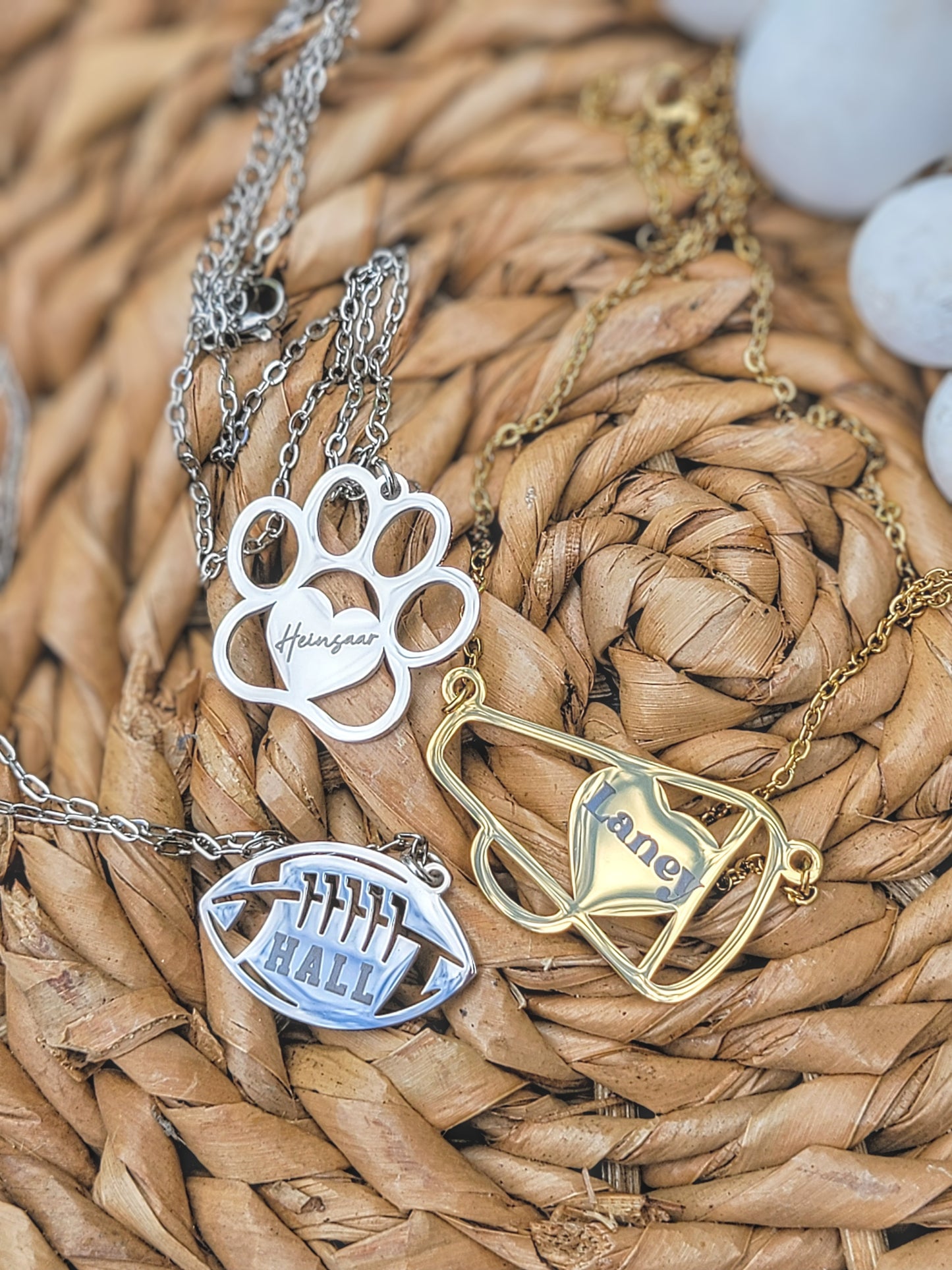 Personalized Megaphone Necklace