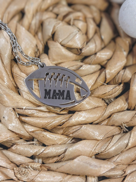 Personalized Football Necklace