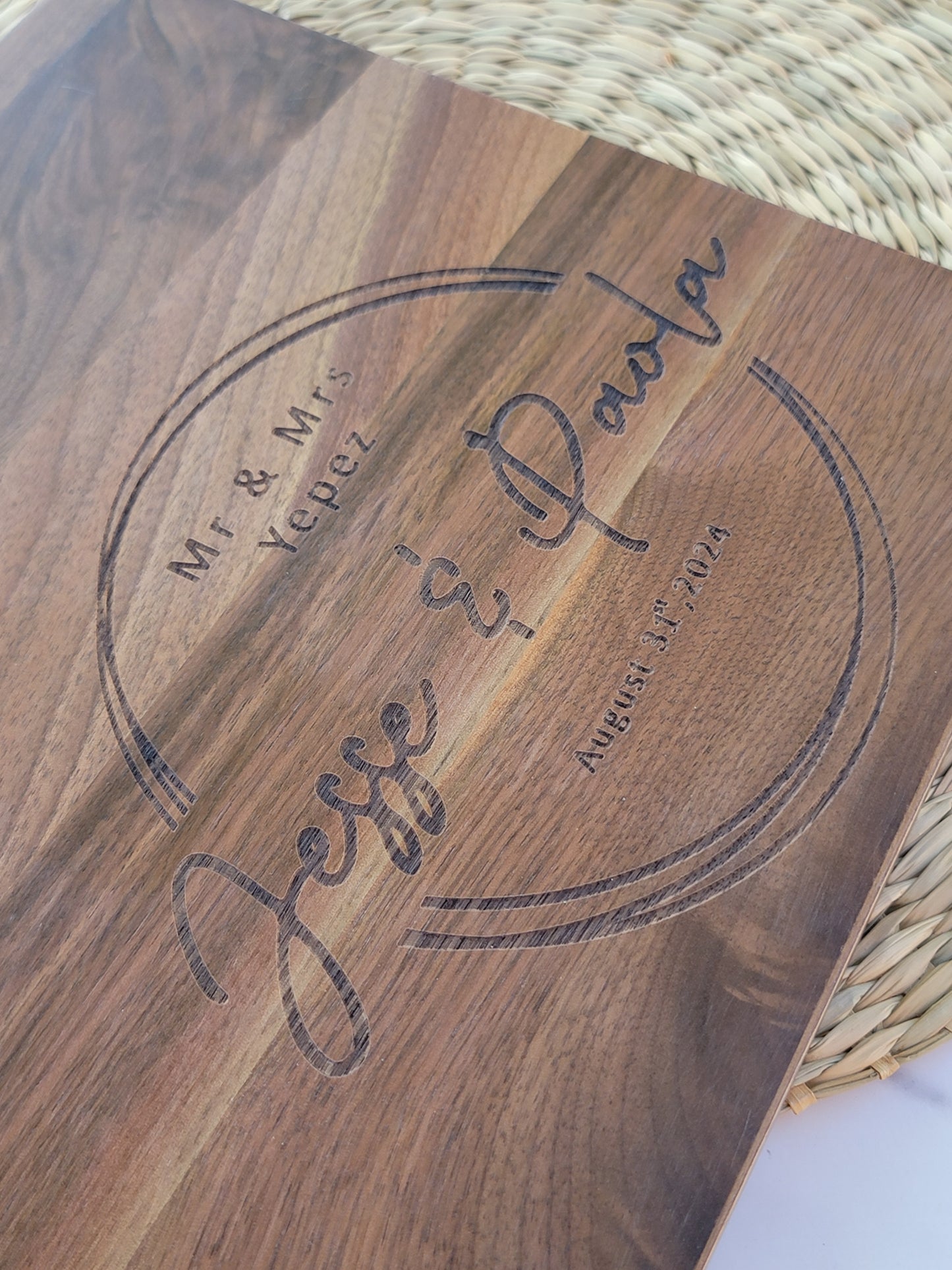 Personalized Walnut Serving Board