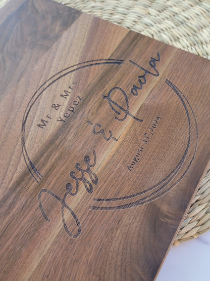 Personalized Walnut Serving Board