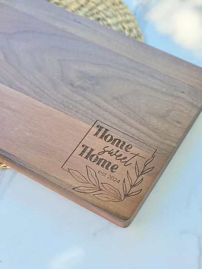 Personalized Walnut Serving Board