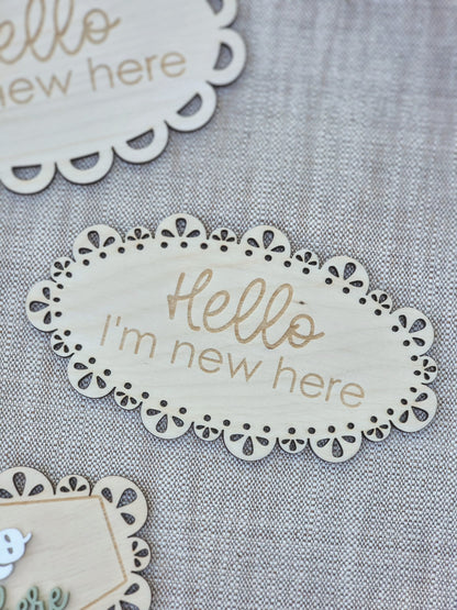 Newborn Photo Props | Scalloped Edge