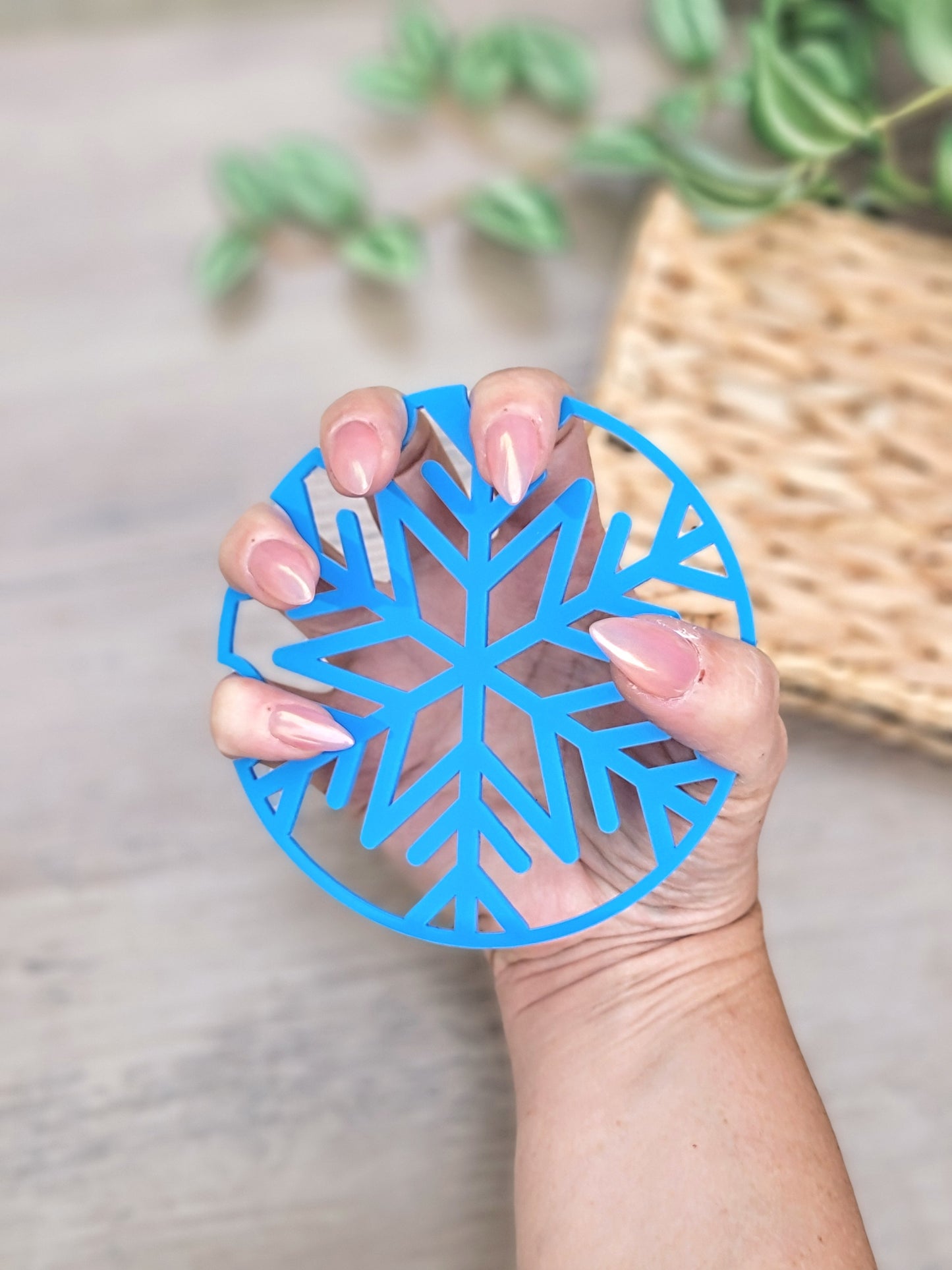 Snowflake Nailfie Prop