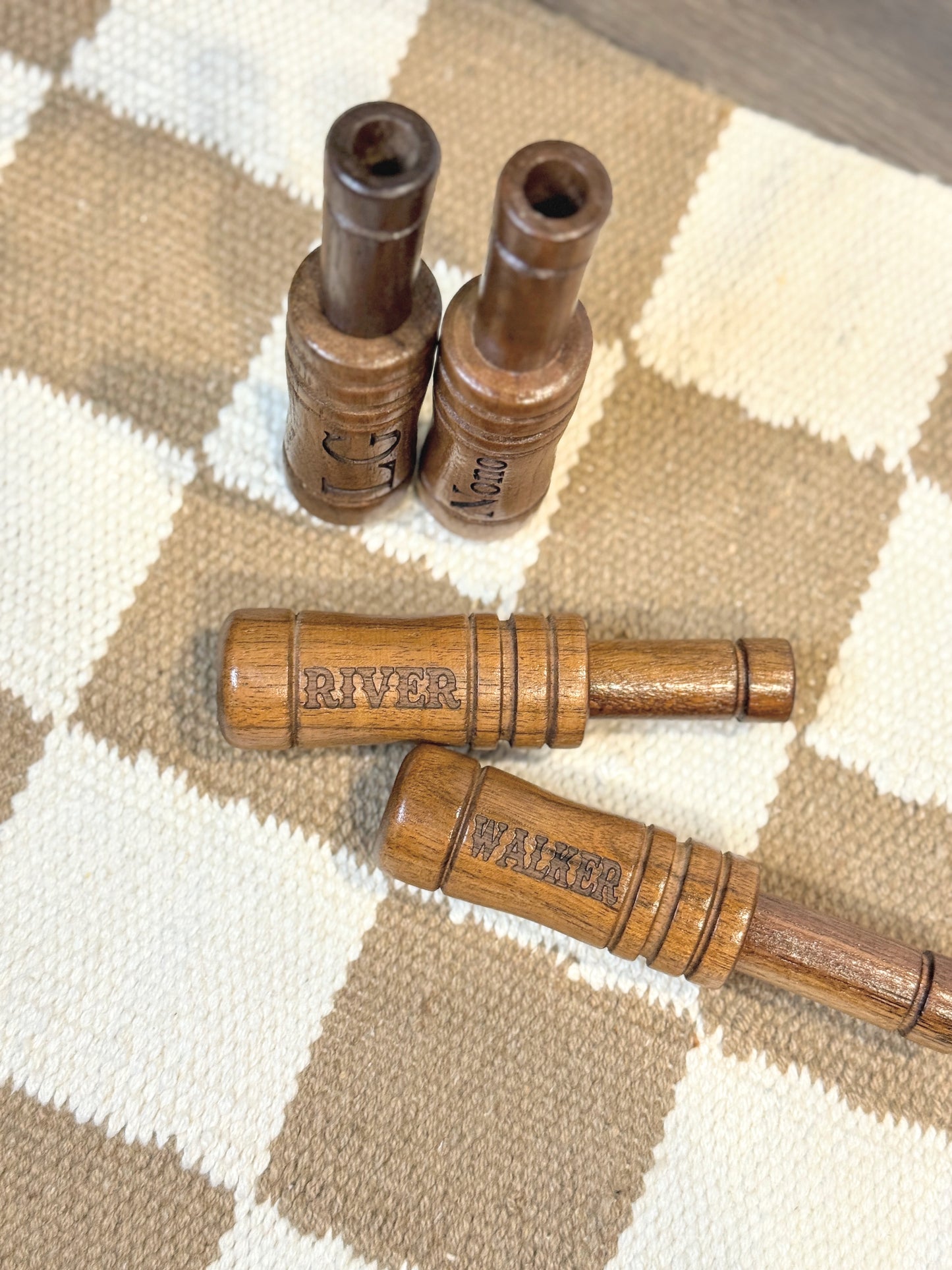 Personalized duck call with custom engraving