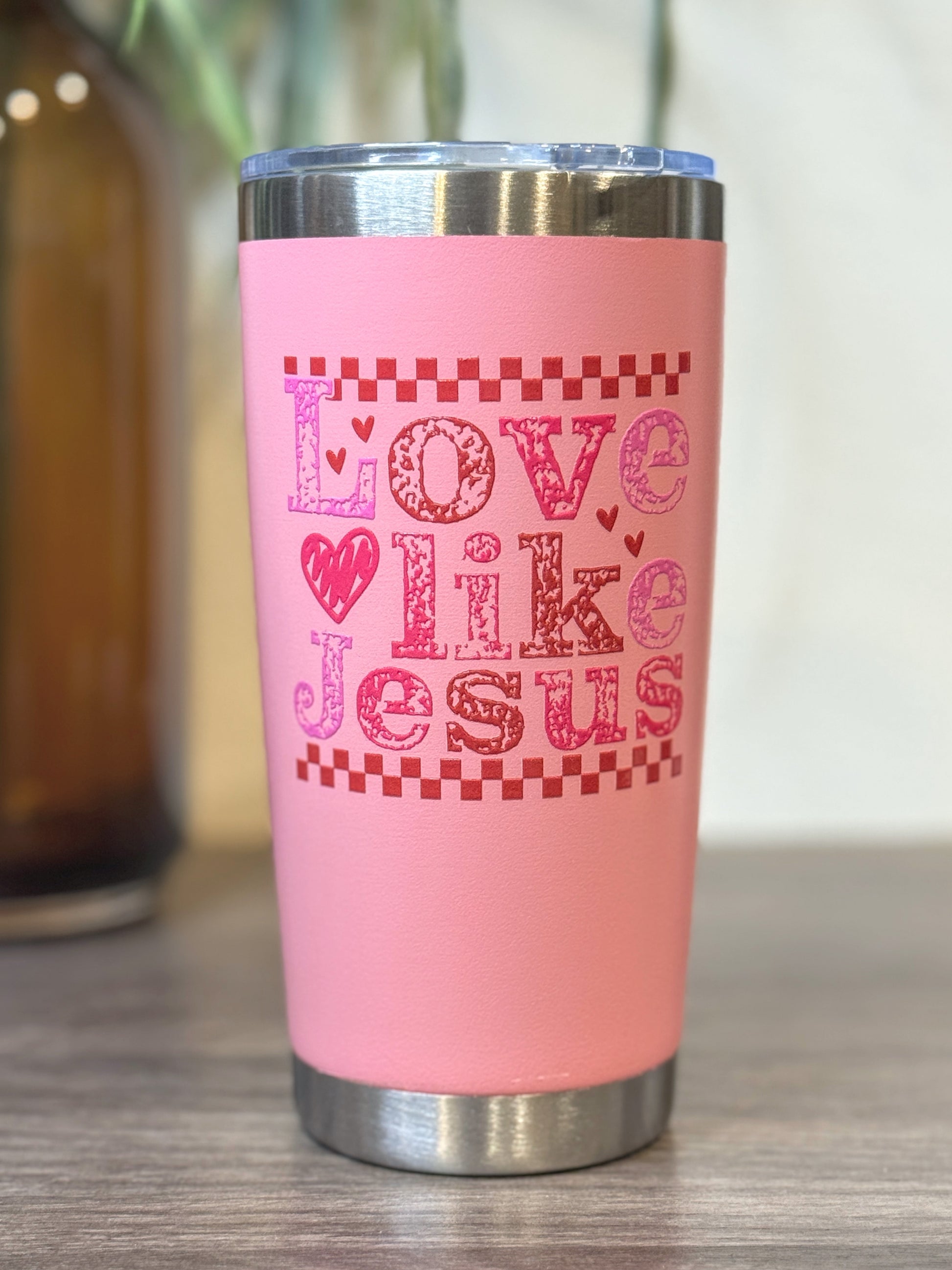 Love Like Jesus 20oz engraved tumbler