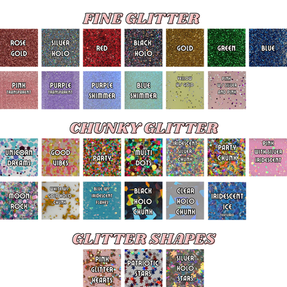 Nail shapes sign — color options